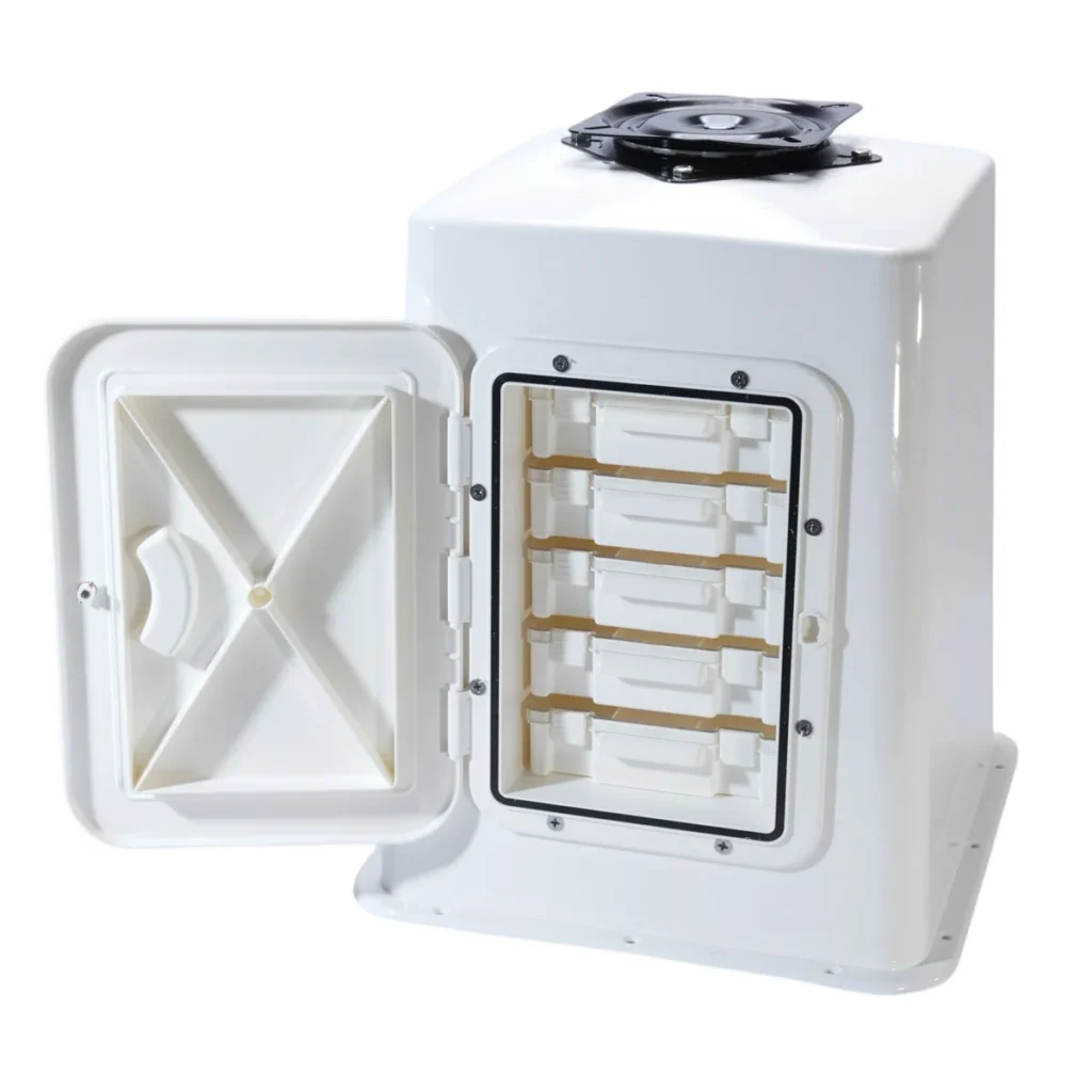 Coffres de siège de bateau à 5 étagères et petites boîtes à pêche 520 mm Oceansouth MA801-2