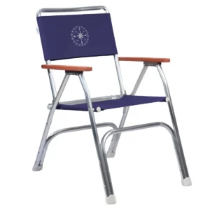 Chaise aluminium bleu pacifique Oceansouth - réf MF001PB