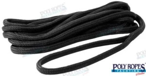 Amarre dockline 28 mm noire (100 m) Poly Ropes – réf POL2110480028
