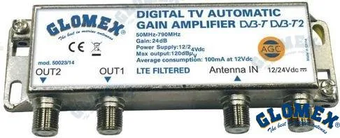 Amplificateur automatic gain Glomex - réf GLO50023/14