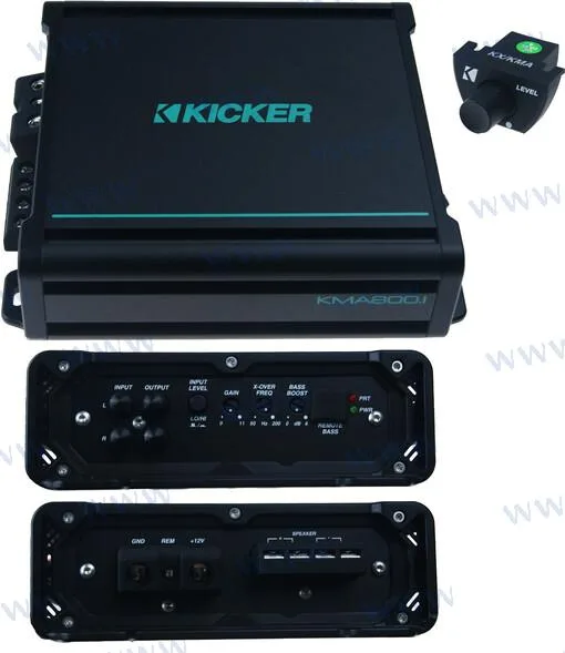 Amplificateur subwoofer 1 voie 800w Kicker - réf KA48KMA8001