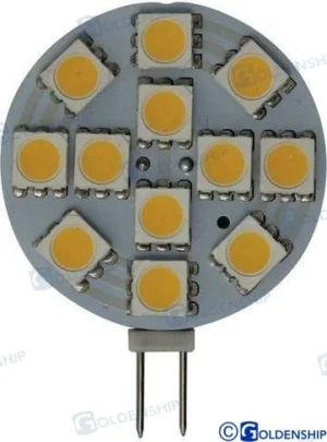 Ampoule g4 horizontal 12 led 2,2w 12v Goldenship – réf GS10502