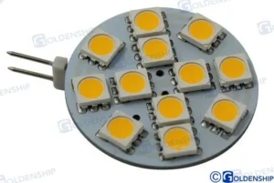 Ampoule g4 horizontal 12led 2,2w 12/3 Goldenship – réf GS10511