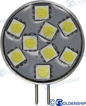 Ampoule g4 vertical 9led 1,8w 10/30v Goldenship – réf GS10520