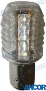 Ampoule led 360º 2p. ba15d 12v-200ma Ancor - réf AM529412