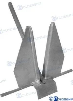 Ancre danforth 10 kg Goldenship – réf GS61084