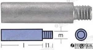 Anode bukh 12mm Tecnoseal – réf TEN02052