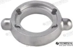 Anode colerette yanmar 4 trous Tecnoseal - 196420-02652