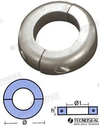 Anode collier 105 mm Tecnoseal - réf TEN00574