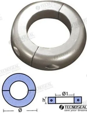 Anode collier 120mm. Tecnoseal – réf TEN00577