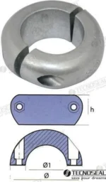 Anode collier 25mm. Tecnoseal - réf TEN00552