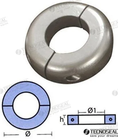 Anode collier 80mm. Tecnoseal - réf TEN00569