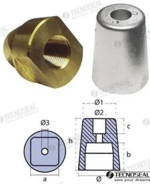 Anode conique Tecnoseal – réf TEN00415Q