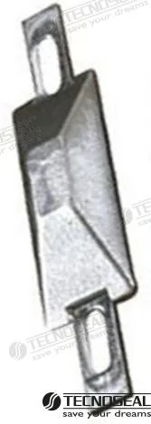 Anode lingot avec insert 0,26kg. Tecnoseal - réf TEN00385/1
