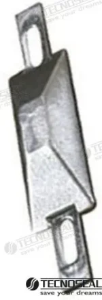 Anode lingot avec insert 0,5kg. Tecnoseal - réf TEN00386