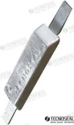 Anode lingot avec insert 1,6kg. Tecnoseal - réf TEN00380