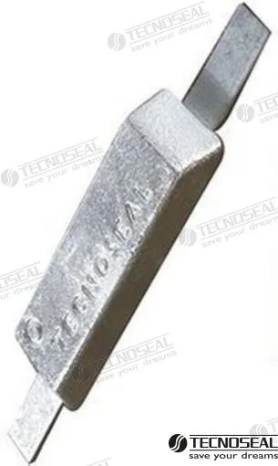 Anode lingot avec insert 1,6kg. Tecnoseal - réf TEN00380