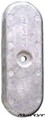 Anode plaque 218×80 alu. Martyr - réf CMN1-A