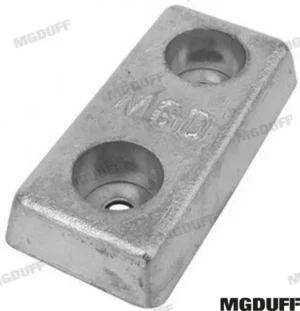 Anode plaque aluminium 1,9kg Mgduff – réf MGD40AHD