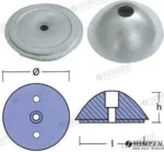 Anode pour variprofile 68mm Tecnoseal - réf TEN01075