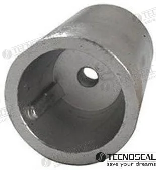 Anode Radice conique en zinc pour arbre de 70 à 100 mm - Tecnoseal réf. TEN00409