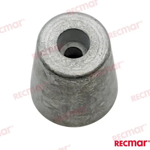 Anode Radice hexagonale en zinc pour arbre de 22 à 25 mm - Recmar réf. REC9308