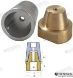 Anode radide complete arbre de 100 Tecnoseal - RADICE