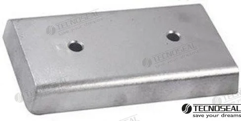 Anode rectangulaire 200x100x30mm Tecnoseal - réf TEN00241