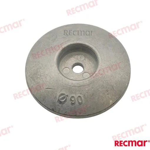 Anode rosace ø 90 mm (zinc) Recmar - réf REC9012