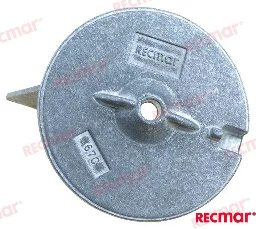 Anode trimtab Yamaha 25-60hp (zinc) Recmar - réf REC67C-45371-00