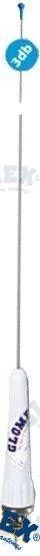 Antenne vhf – 900 mm tige acier Glomex – réf GLORA106SLSSB25