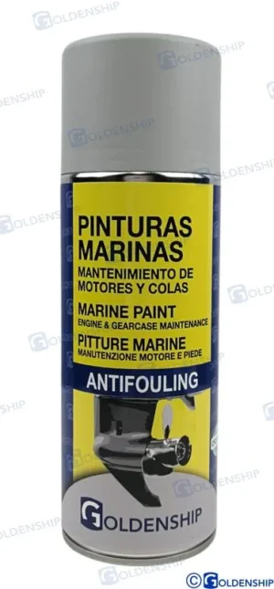 Antifouling hélice aerosol gris 500ml Goldenship – réf GS90010