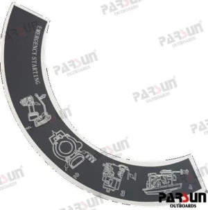 Autocollant 2 Parsun – réf PAF15-12000002