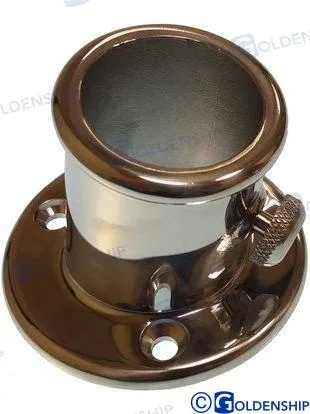Base inox inclinee 32mm Goldenship - réf GS73313