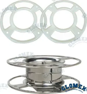 Base reglable inox pour antenne Glomex – réf GLOV9500