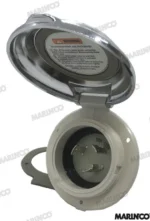 Base ronde 30a 125v 3c Marinco - réf GS11372