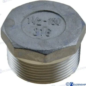 Bouchon inox 1-1/2 Goldenship – réf GS30585