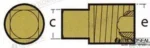 Bouchon pour anode caterpillar 2280 Tecnoseal - réf TEN02027TP