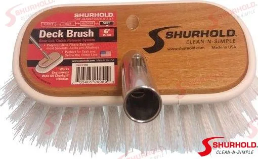 Brosse dure blanche 15 cm Shurhold - réf SHU950