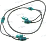 Câble 2 voies rca 1m Kicker - réf KA47KMI1