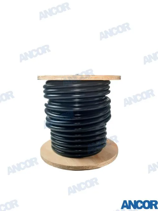 Câble de batterie marin étamé 1/0 AWG (53,5 mm²) noir, 30,48 m - Ancor réf. AM116010