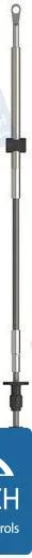 Câble de commande 6&prime; jonhson evinrude Pretech – 173106