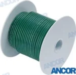 Câble électrique (0,8mm²) vert - 30 m Ancor - réf AM100310
