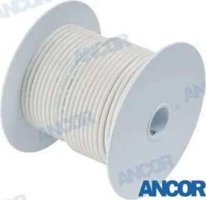 Câble électrique (1mm²) blanc – 7,5 m Ancor – réf AM182903