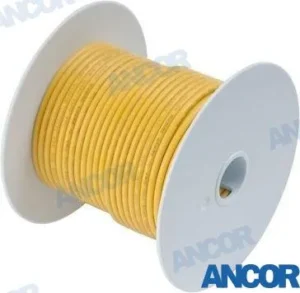 Câble électrique (8mm²) jaune - 30 m Ancor - réf AM111910