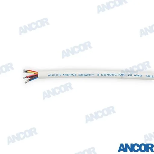 Câble rond 8 conducteurs 20/8 AWG, 75 m - Ancor réf. AM158025