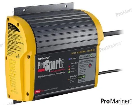 Chargeur batterie prosport hd 12/24v 6a ProMariner - réf PM43023