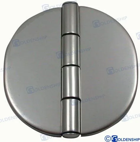 Charniere couverte inox 65x65mm Goldenship - réf GS72143
