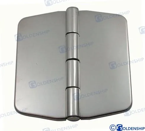 Charniere couverte inox 75x74mm Goldenship - réf GS72146