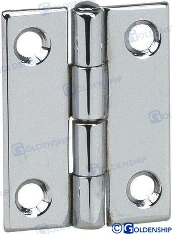 Charniere inox 30x30x0.8 (2) Goldenship - réf GS72175